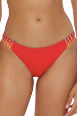Becca Women's Fiesta American Bikini Bottoms in Fire