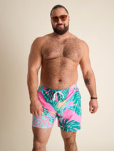 Chubbies Men's Lined Classic Swim Trunks in Birds of Paradise