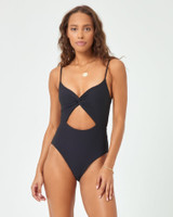 LSpace Women's Off Grid Kyslee One Piece in Black