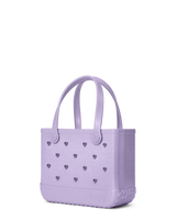 Bogg Bitty Valentine's Day Bogg Bag in Heart Shimmer Lilac colorway