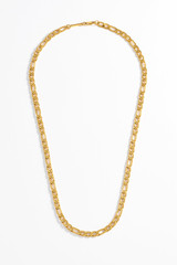 Bartlett London Men's Figaro Chain Necklace in PVD Gold Plated