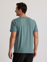 Free Fly Men's Elevate Lightweight Tee in Stormy Sea