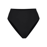 Left On Friday Women's HI Hi Bikini Bottoms in Jet Black