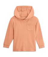 The Free Fly Toddlers' Bamboo Shade Hoodie in Coral Peach