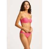 Sefolly Women's Hipster Bikini Bottoms  in Hot Pink