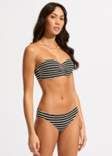 Sefolly Women's Hipster Bikini Bottoms in Black