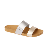 Reef Women's Cushion Vista Sandals Metallic Multi front angle