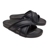 The Olukai Women's Ani Sandals in Lava Rock/Lava Rock