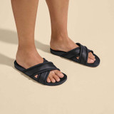 The Olukai Women's Ani Sandals in Lava Rock/Lava Rock