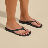 The Olukai Women's ‘Uiki Sandals in Lava Rock/Lava Rock