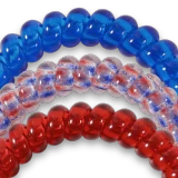 Teleties Small Hair Ties in Patriot Pop