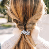 Teleties Large Hair Tie Washed Denim