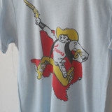 Norman Roscoe Kids' Texas Cowboy T-Shirt Light Blue front view