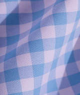 Vineyard Vines Men's Topsail Gingham Performance Shirt in Lilac Breeze