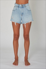 Rolla's Jeans Women's Mirage Shorts in Eva Blue