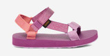 The Teva Kids' Original Universal Metallic Sandals in Pink/Purple Multi