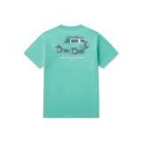 Southern Marsh Boys' Surf Rodeo Tee Mint detail