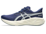 Asics Men's Novablast 5 Track Club Running Shoes Indigo Blue Seal Grey back view