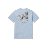 The Southern Marsh Boys' Golden Days Tee in Washed Sky Blue