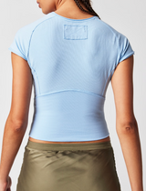 Free People Women's We The Free Protagonist Top in Dream Blue