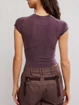 Free People Women's We The Free Protagonist Top in Vintage Grape