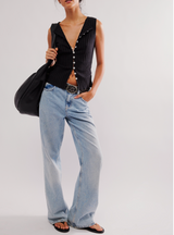 Free People Women's Tilly Vest in Black