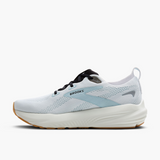 The Brooks Men's Glycerin 22 Running Shoes in Bright White/ Winter Sky/ Black