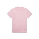 Southern Marsh Pin High Pocket Tee Washed Camellia front
