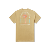 Southern Marsh Men's Seawash Palmetto Arch Pocket Tee Khaki detail