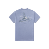 The Southern Marsh Men's Seawash Offshore Cruisin Pocket Tee in Washed Blue