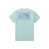 The Southern Marsh Men's Fieldtec Pro Fishing Co. Pocket Tee in Antiqua Blue