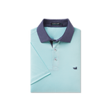 The Southern Marsh Men's Bermuda Performance Polo in Antiqua Blue