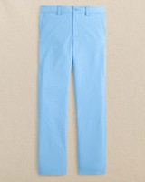 The Southern Tide Boys' Leadhead Performance Pants in Ocean Channel