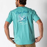 The Duck Head Men's Social Sportsman Tee in Meadowbrook Heather