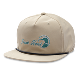 The Duck Head Men's Performance 5-Panel Unstructured Hat in Khaki