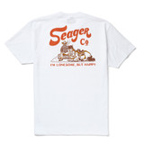 The Seager Men's Lonesome Tee in White