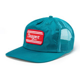 The Seager Whitewater Nylon Mesh Snapback Hat in Alpine Blue