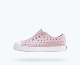 Native Toddlers' Jefferson Bio-Bling Shoes Barely Pink Bling/Shell White back view