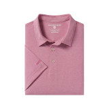 The Southern Shirt Men's Grayton Heather Polo in Mellow Mauve