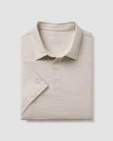 Southern Shirt Men's Heather Madison Stripe Polo in Mojave