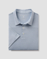 Southern Shirt Men's Heather Madison Stripe Polo in Windsor front