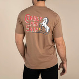 The Sendero Provisions Co. Men's Cowboy Pro Shop Tee in Brown