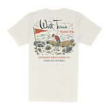 The Sendero Provisions Co. Men's West Texas Municipal Tee in Vintage White