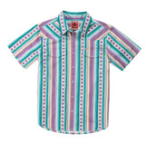 Sendero Provisions Co. Men's Wyatt Pearl Snap Shirt in Spring Sage detail view