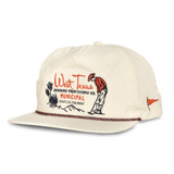Sendero Provisions Co. West Texas Municipal Snapback Hat in Cream and Navy snapback closure