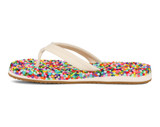 Sanuk Women's Bubblecush Sandals in Rainbow Confetti