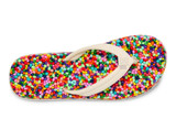 Sanuk Women's Bubblecush Sandals in Rainbow Confetti