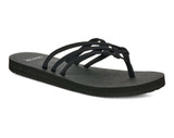 Sanuk Women's Yoga Sandy II Sandals Black side view