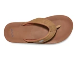 Sanuk Men's Tiderush Sandals Tan sole view