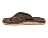 Sanuk Men's Tiderush Sandals Dark Brown side view